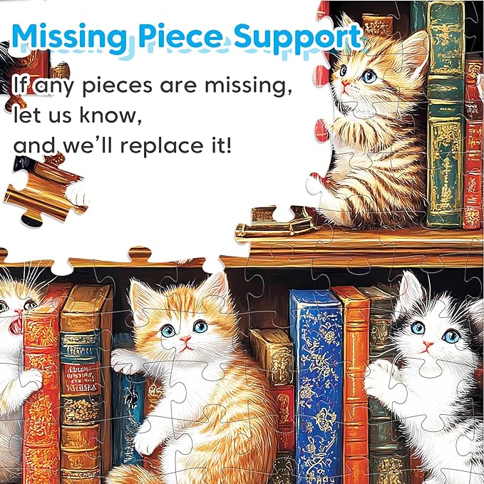 4 x 100 Piece Puzzles for Kids Ages 6-8 8-10 Year Old - Bear Cats & Dogs Large Piece Jigsaw Puzzles for Toddlers 5-8 100 Piece Puzzle for Adults Kids Learning Puzzle Toys Gifts for Girls Boys