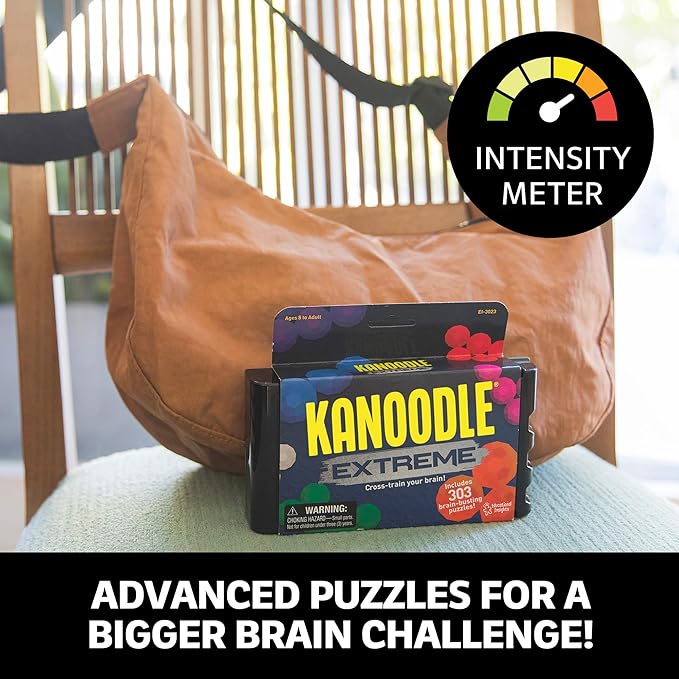 Educational Insights Kanoodle Extreme Puzzle Game, Brain Teaser Puzzle Challenge Game, Easter Basket Stuffers for Kids, Gift for Ages 8+