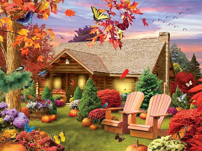 Masterpieces 300 Piece EZ Grip Jigsaw Puzzle - Autumn Warmth - 18"x24"