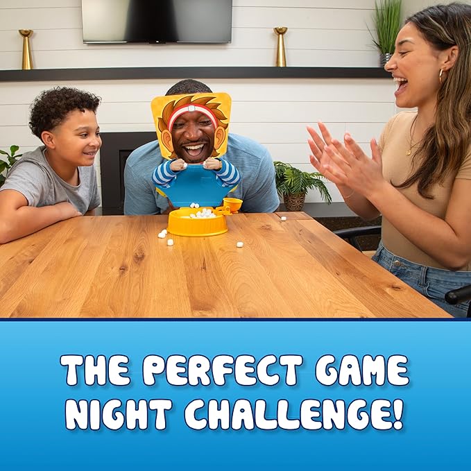 Marshmallow Madness Board Game - Strategy Board Games for Family Game Night for Kids and Adults, Hand-Eye Coordination, Easy Assembly, Double-Sided Face Plates, Ages 8+