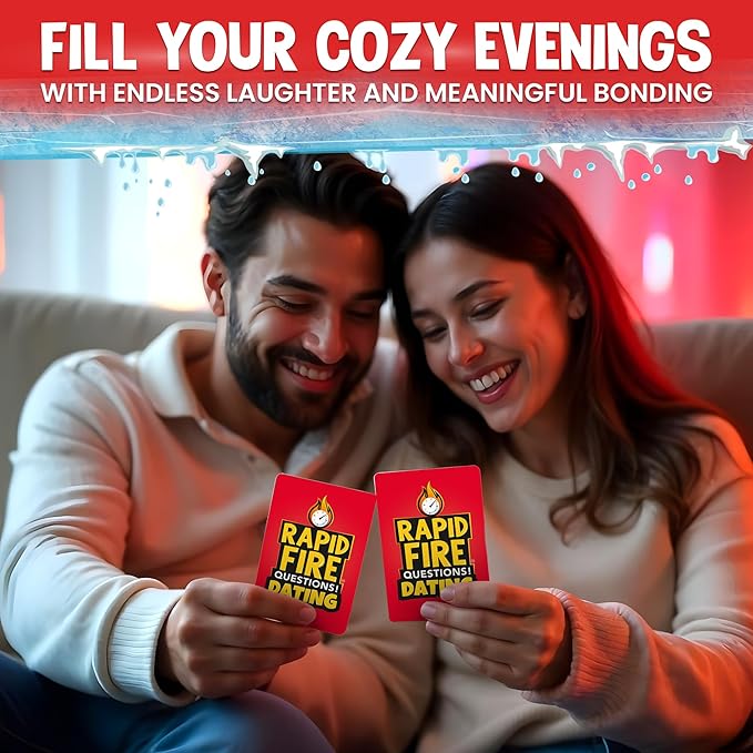 QUOKKA Couples Conversation Games for Date Night - Fun Couple Card Game with 500+ Questions - Perfect Icebreaker Game for Adults & Date Night Games for New or Married Couples I Travel Version