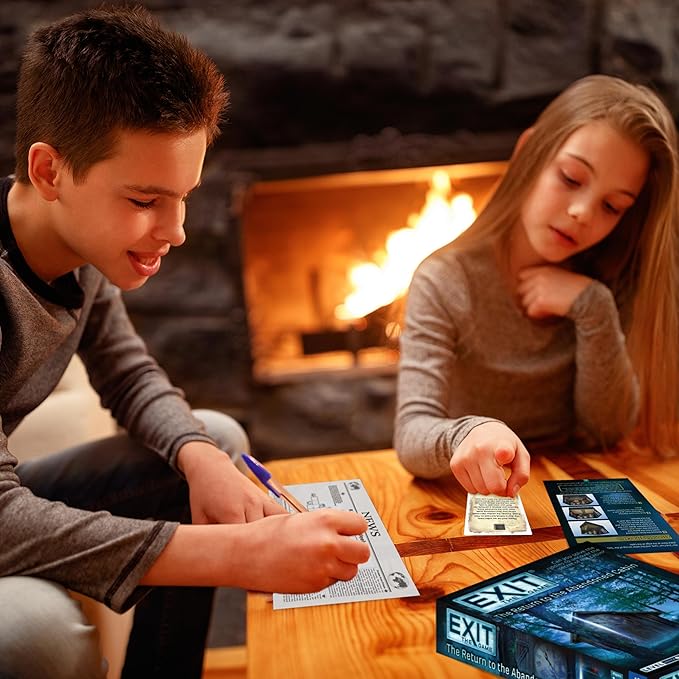 EXIT: The Return to The Abandoned Cabin | EXIT: The Game - A Kosmos Game | Family-Friendly, Card-Based at-Home Escape Room Experience | Collaborative for 1 to 4 Players, Ages 12+