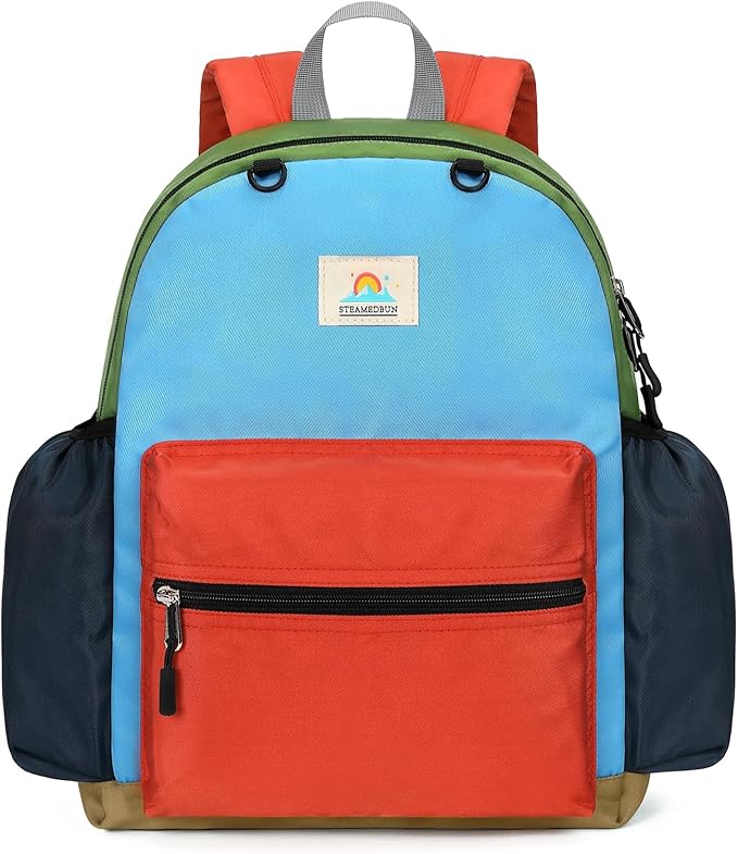 STEAMEDBUN Kids Backpack for Boys 4-6: Boys Backpacks for Elementary - 15 inch Backpack for Kindergarten