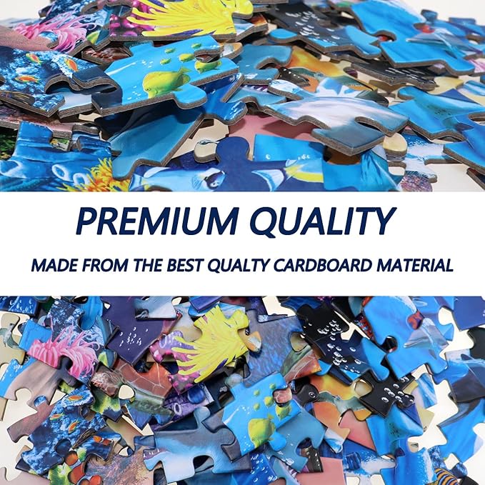 Puzzles for Kids Ages 4-8 Year Old - Underwater World,100 Piece Jigsaw Puzzle for Toddler Children Learning Educational Puzzles Toys for Boys and Girls.