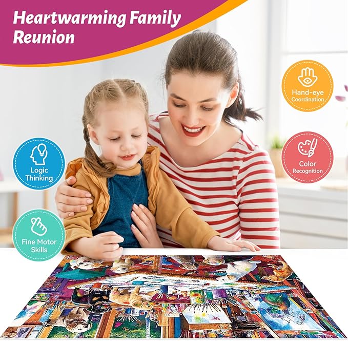 300 Piece Puzzle for Adults – Dog Jigsaw Puzzle for Kids Adults Seniors – Eco-Friendly Recycled Paper Puzzle 300 Pieces – Fun and Challenging Family Game Gift for All Ages (20.5" x 15")
