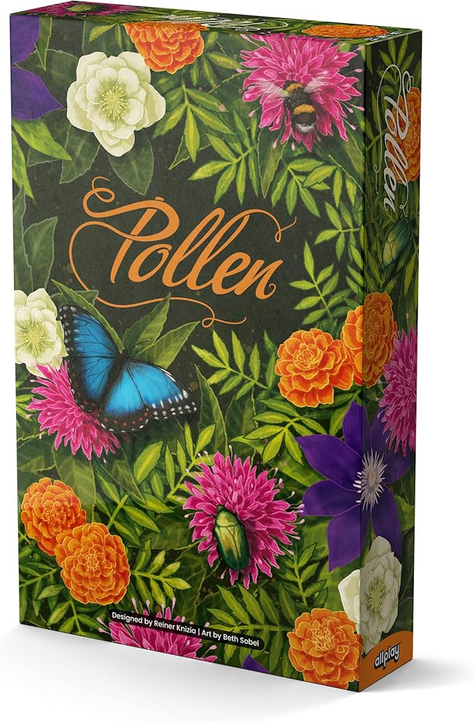 Pollen - Bard Game - Tile Laying Game - 2-4 Players - 40 Minute Play Time (Pollen Base Game)