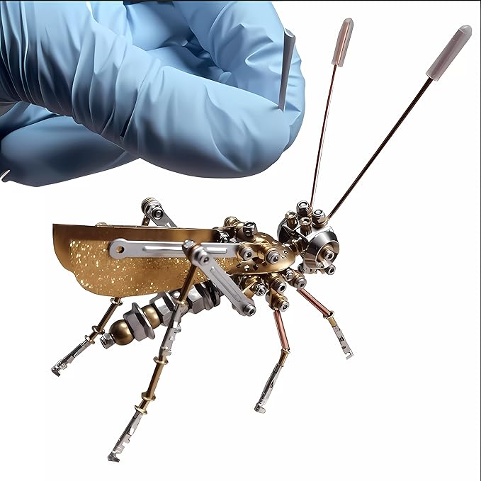 Mechanical Metal DIY 3D Insect Brass Puzzle (Cricket)