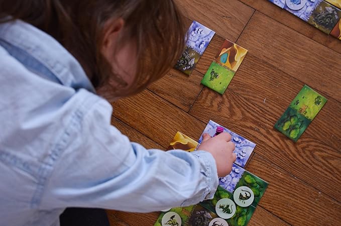 Tabletop Strategy Game, My First Kingdomino, Fun Kids & Adults Family Fantasy Board Game, 2-4 Players, Ages 5+, Dragomino by Blue Orange Games