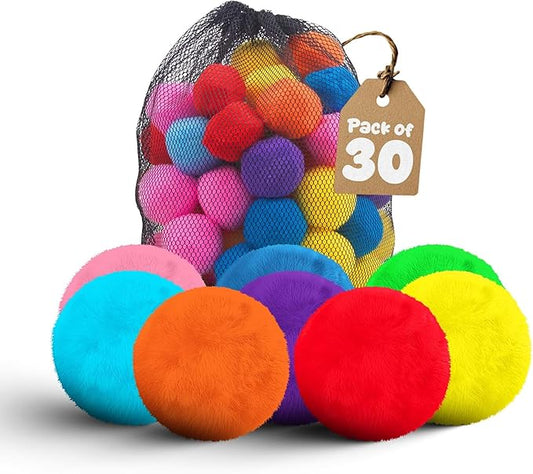 30 PCS Reusable Water Balls – Reusable Water Balloons for Kids & Adults, Outdoor Toys for Backyard, Beach & Pool Games – Summer Water Toys for Boys & Girls, Perfect for Party Fun
