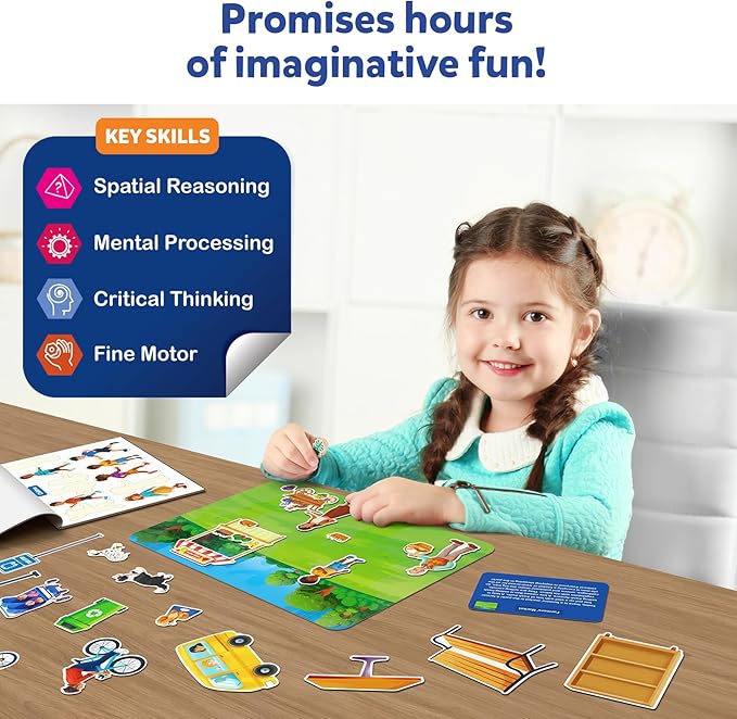Skillmatics Activity Kit - Creative Storytelling & Skill Building with 150+ Reusable Stickers, Educational, Mess-Free Fun, Preschool & Kindergarten Toy, Gifts for Kids Ages 3, 4, 5, 6, 7