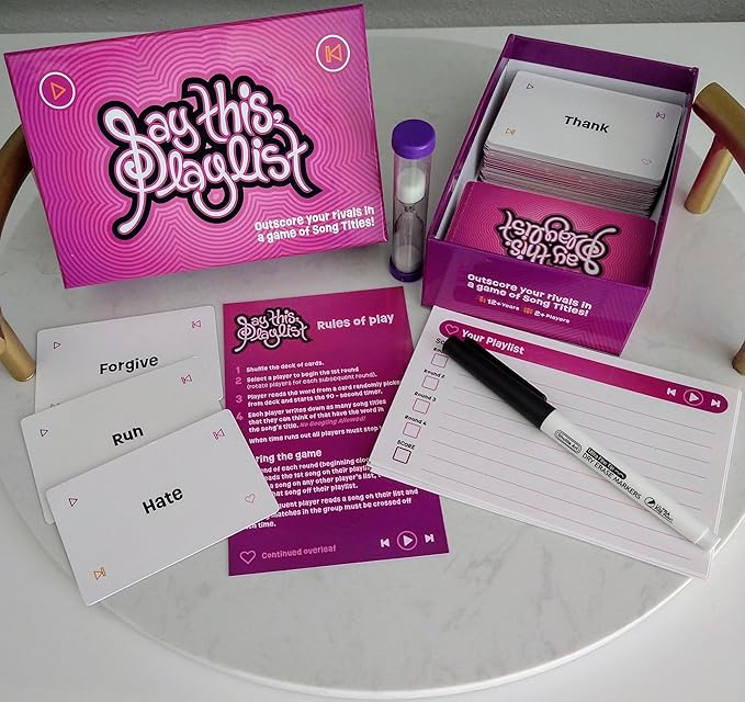 Outscore Your Rivals in a Game of Song Titles| Family Friendly| Music Party Game| Great for Groups