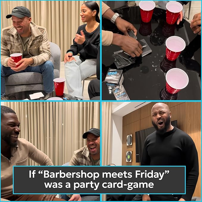 Doin' The Most - Hood You Rather: Urban Black Culture Party. Games for Adults with an Unforgettable Hood Spin on Fun Card Game for Game Night. 200 Mind-Blowing Cards. Ages 17+