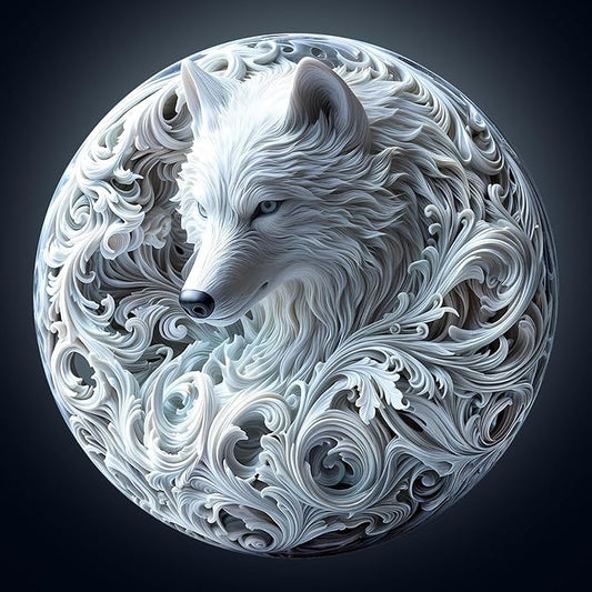 Wooden Puzzle for Adults-Wooden Puzzle Unique Shape Advanced Arctic Grace Wooden Jigsaw Puzzle for Adult, Wood Puzzles,Challenge Wooden Jigsaw Puzzle(M-11.4 * 11.4in 200pcs)