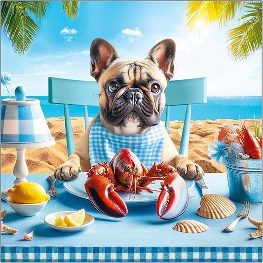 500 Pieces Animal Jigsaw Puzzles for Adults and Teens and Kids Family Happy Toys Dog & Lobster