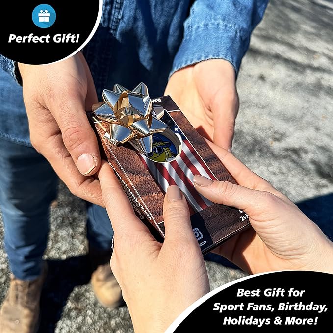 Coinhole Desktop Coin Bouncing Party Game Set | Tabletop Cornhole Board Game | Small Cornhole Travel Game Includes Coins