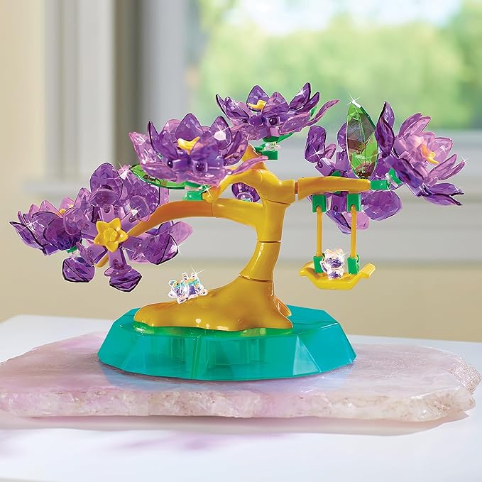 RoseArt Crystal Gem Creations Blossoming Bonsai Kit, 240+ Pieces, Great for Adults, Tweens and Children Ages 8+