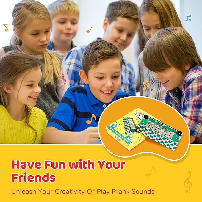 STEM Toys Build Your Own Musical Instrument Sound Effects - Science Kits & STEM Activities Project for Kids Ages 5-8-12 - Gifts for 6 9 10 11 12 13 14 Year Old Boys - Fun Fidgets Toy for Boys Teens