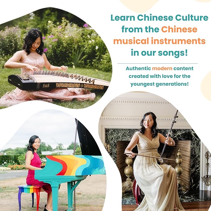 GO GO Learning Chinese is Fun Vol. 3: Chinese Learning Book with 8 Songs, Bilingual Chinese English Books for Kids, Chinese New Year Gifts, Learn Chinese, Chinese Gifts, Chinese Book