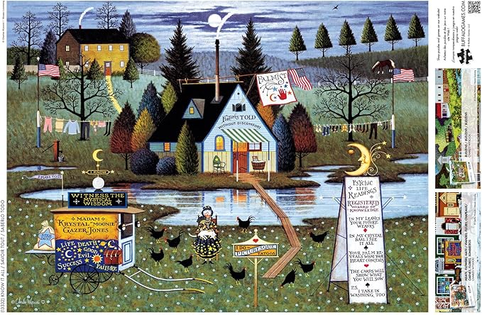 Buffalo Games - Charles Wysocki - Know it All - 1000 Piece Jigsaw Puzzle for Adults -Challenging Puzzle Perfect for Game Nights - Finished Size is 26.75 x 19.75