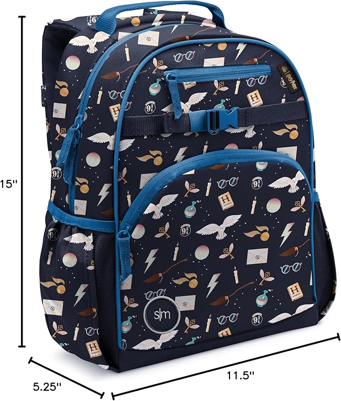 Simple Modern Medium Harry Potter Toddler Backpack for School Girls and Boys | Kindergarten Elementary Kids Backpack | Fletcher Collection | Kids - 15" tall | Magical Mashup