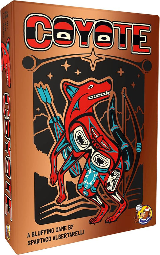 Coyote Card Game | Strategy Game | Bluffing Card Game for Adults and Kids | Fun Game for Family Game Night | Ages 10 and up | 3-6 Players | Average Playtime 20 Minutes | Made