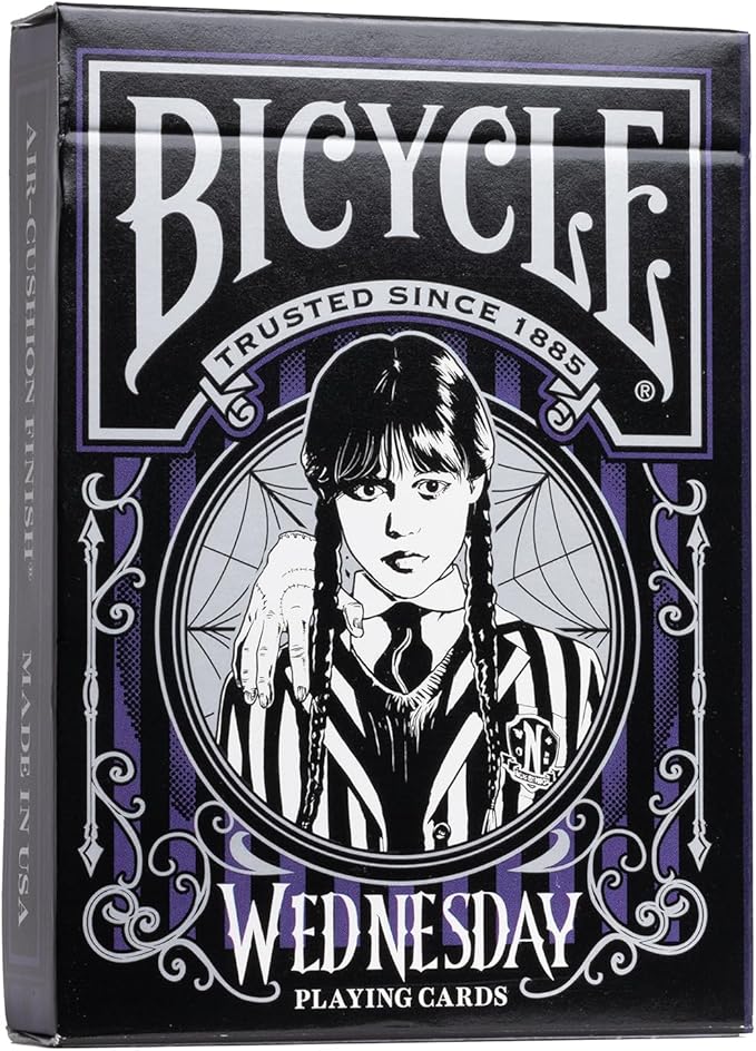 Bicycle Wednesday Addams Playing Cards, 1 Deck