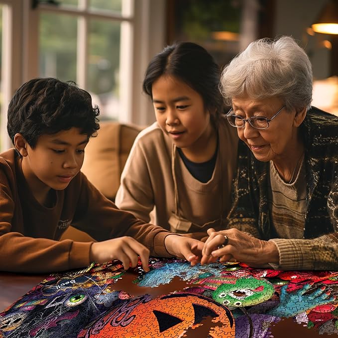 White Mountain Puzzles - Halloween Treats - 1000 Piece Jigsaw Puzzle for Adults & Kids - Fun Family Activity - 24"x30"