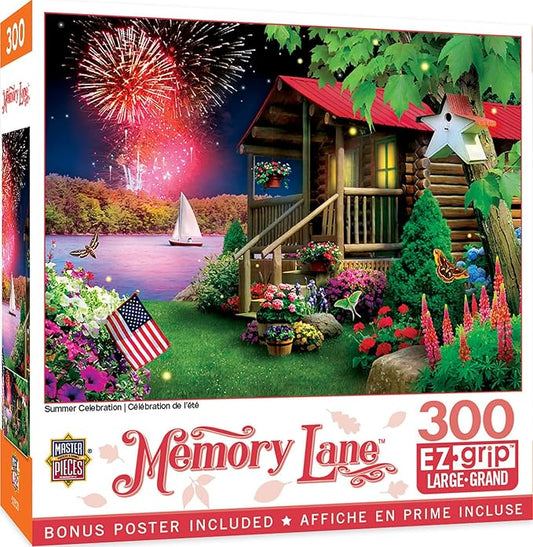Masterpieces 300 Piece EZ Grip Jigsaw Puzzle - Summer Celebration - 18"x24"