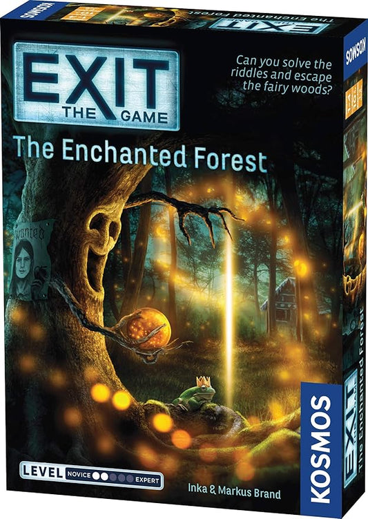 Thames & Kosmos EXIT: The Enchanted Forest| A Kosmos Escape Room Game in a Box| Family Friendly, Card-Based at-Home Escape Room Experience for 1 to 4 Players, Ages 12+ , Black