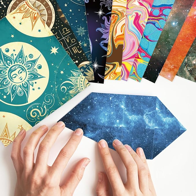 Origami 6x6 Paper Kit 150 Sheets 150 Vivid Colors Double Sided Same Printed Traditional Patterns Square for Arts Crafts Projects Japan Traditional Chiyo.Marble