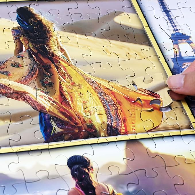 Think2Master Beautiful Dresses from Around The World 500 Pieces Large Format Jigsaw Puzzle for Kids 12+, Teens, Adults & Families. Elegant Dresses Vibrant Colors, Cultural Art Size: 26.8” X 18.9”
