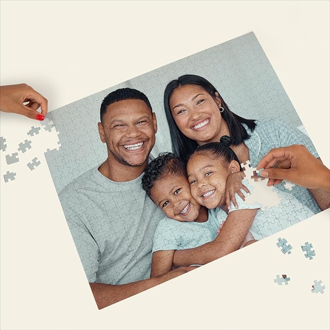 Photo Puzzle, Pet, Wedding, Family Reunion Puzzle | 500 Piece, Custom Jigsaw Puzzle for Adults (Horizontal/Landscape) | 20" x 16" | I See Me!