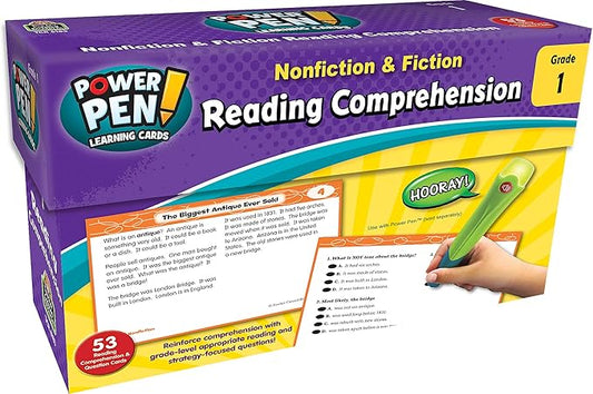 Teacher Created Resources 6183 1st Gd Reading & Comp Cards 2.25 H x 5.25 L x 8.625 W, Medium