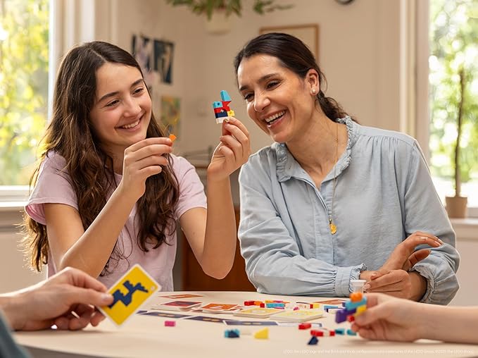 Brick Like This! The Official Lego Party Game - A Fast, Fun Building Game for Families, Kids, Teens & Adults, Ages 7+, 2-8 Players, 15 Minute Playtime