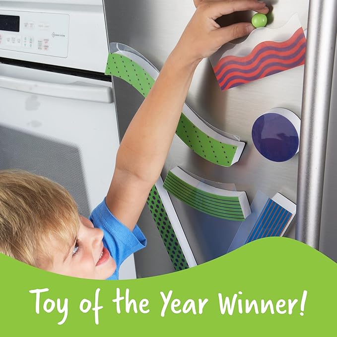 Learning Resources Tumble Trax Magnetic Marble Run - Montessori , Classroom Must Haves, Small Magnets Balls, STEM Toys for Kids, Fine Motor Skills, Gifts for Boys and Girls, Wall Activity