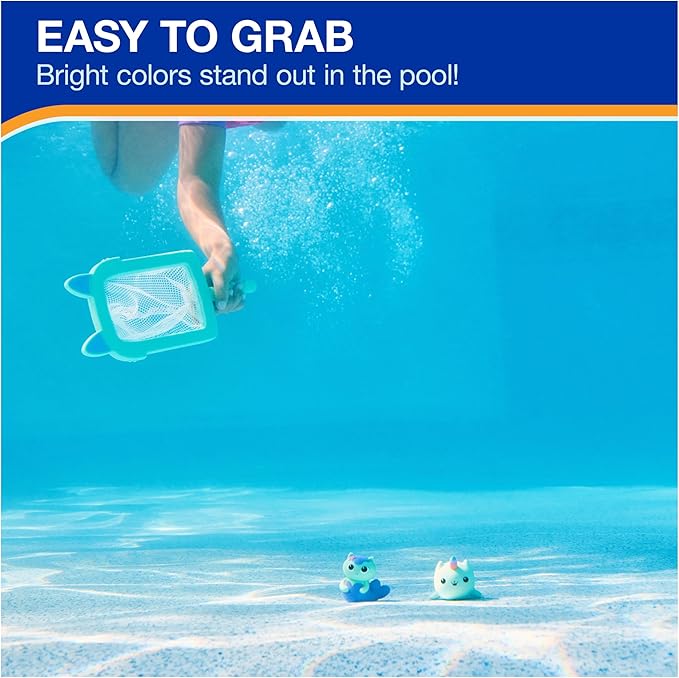 Swimways Gabby's Dollhouse Dive n Catch Game, Swimming Pool Accessories & Kids Pool Toys, Pool Party Supplies & Water Toys for Kids Aged 5 & Up