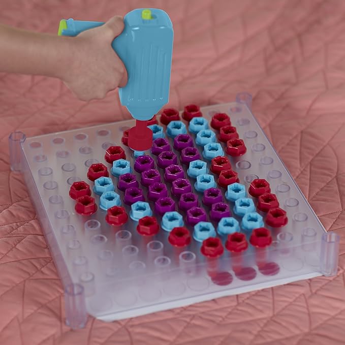 Educational Insights Design & Drill See-Through Creative Workshop - Construction Toys & Toddler Tools, Kids Tool Set with Real Electric Drill Toy, Take Apart Set, Toddler Building Toys for Ages 3+