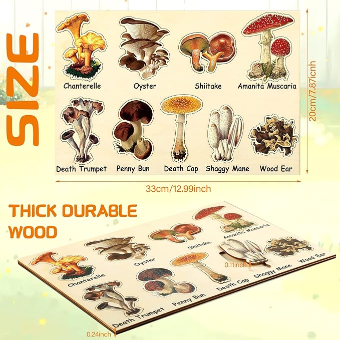 Kathfly 2 Pieces Leaf Wooden Jigsaw Puzzles Leaf Puzzle Montessori Toy Early Educational Learning for Birthday Gift Early Education School(Novelty)