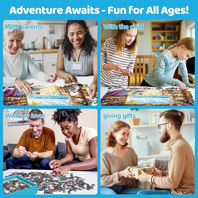 300 Piece Jigsaw Puzzle for Adults – Seaside Surf Shop Scene – Fun and Challenging Puzzle Game, Unique Beach Artwork, Gift for Adults, Home Decor, Family Entertainment (20.5" x 15")