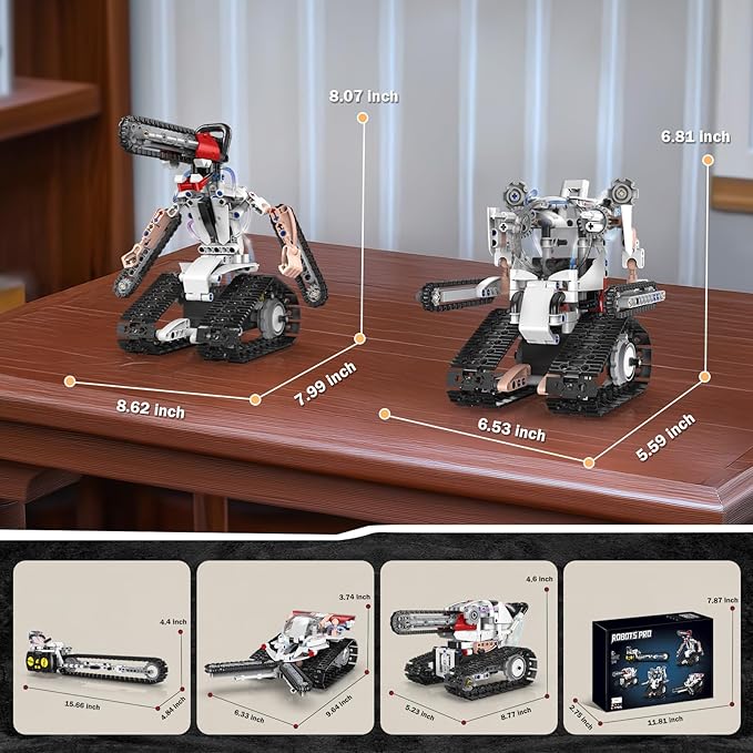 5 in 1 STEM Robot Building Kit, Coding Robotic Technic Toys with APP & Remote Control for Kids Age 8-12, 429 PCS Educational Birthday Gift for 10-16 Year Boys & Girls