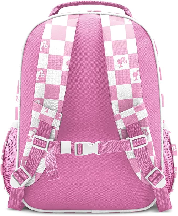 Simple Modern Large Mattel Barbie Kids Backpack for School Girls and Boys | Elementary Backpack for Teen | Fletcher Collection | Kids - 16" tall | Barbie Checkmate