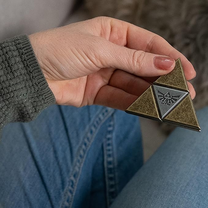 BePuzzled, Legend of Zelda Triforce Hanayama Cast Brain Teaser Mensa Rated Level 5, for Ages 12 and Up