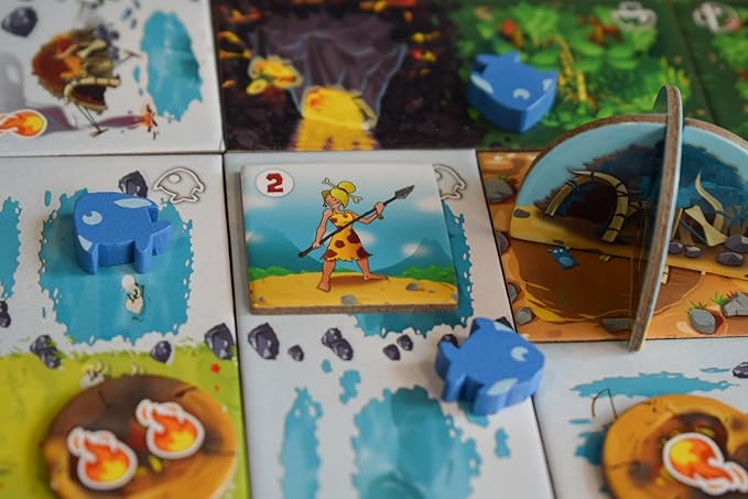 Tabletop Strategy Game, Part of Kingdomino Series, for Kids Teens Adults Family Game Nights, 2 to 4 Players, Ages 8+, Kingdomino Origins by Blue Orange Games