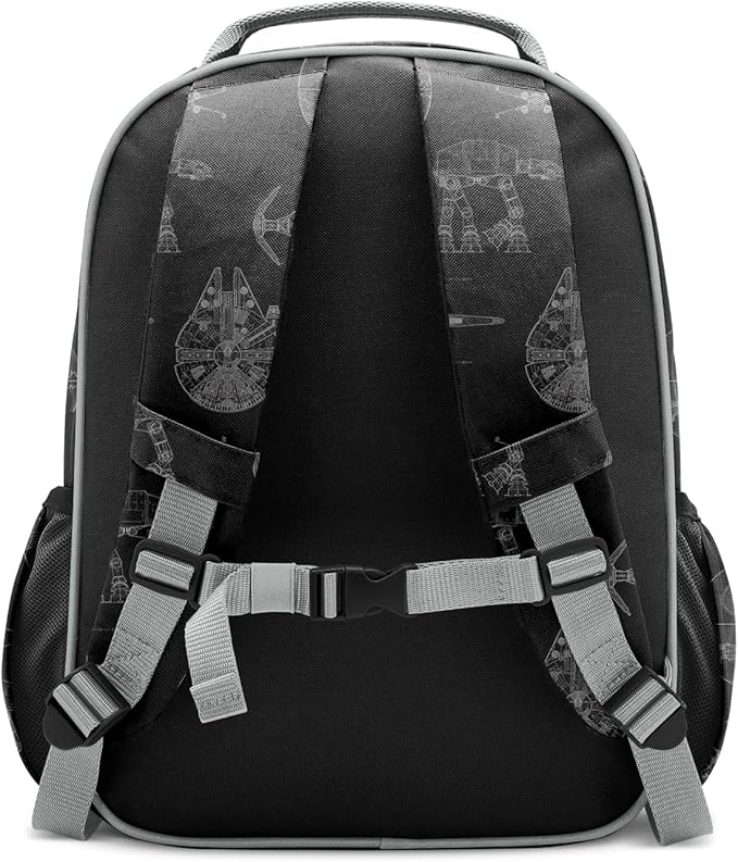 Simple Modern Medium Star Wars Toddler Backpack for School Girls and Boys | Kindergarten Elementary Kids Backpack | Fletcher Collection | Kids - 15" tall | Star Wars Vehicle Schematics