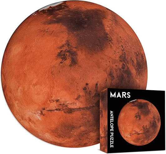 Antelope - 1000 Piece No Dust Jigsaw Puzzle for Adults, Space Style, Round Puzzle, 1000 Pieces, 1 Set, 1 Puzzle