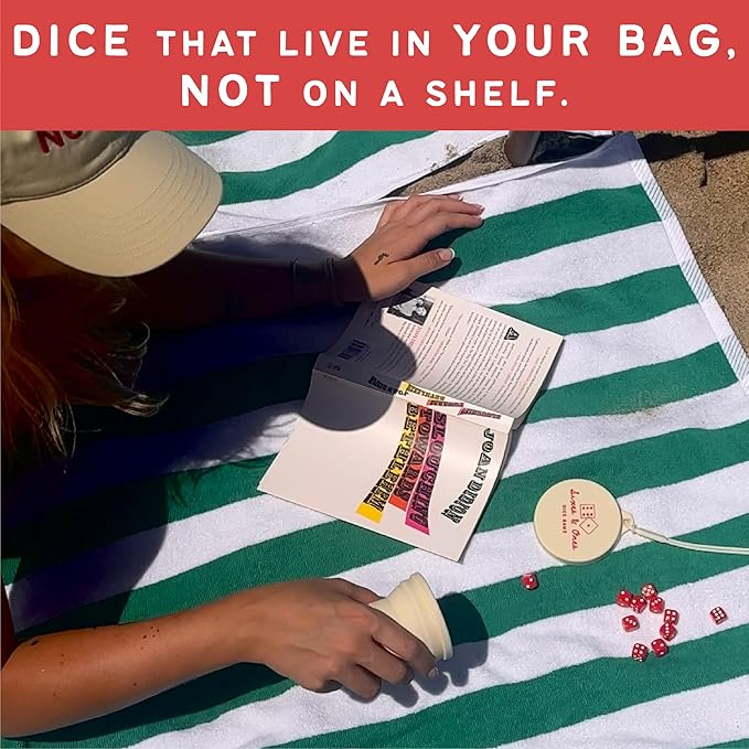 Vango Sixes & Ones Dice Game – 6 Curated Dice Games All in One, Expandable Rolling Cup to Play Anywhere – for Kids, Adults, Families, Travel, Perfect for Game Nights