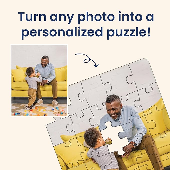 Photo Puzzle, Pet, Wedding, Family Reunion Puzzle | 30 Piece, Custom Jigsaw Puzzle for Adults (Vertical/Portrait) | 11" x 14" | I See Me!