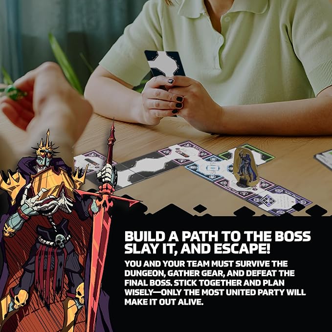 Shuffle Dungeons Board Game – Solo and Co-op Dungeon Crawler for 1–4 Players