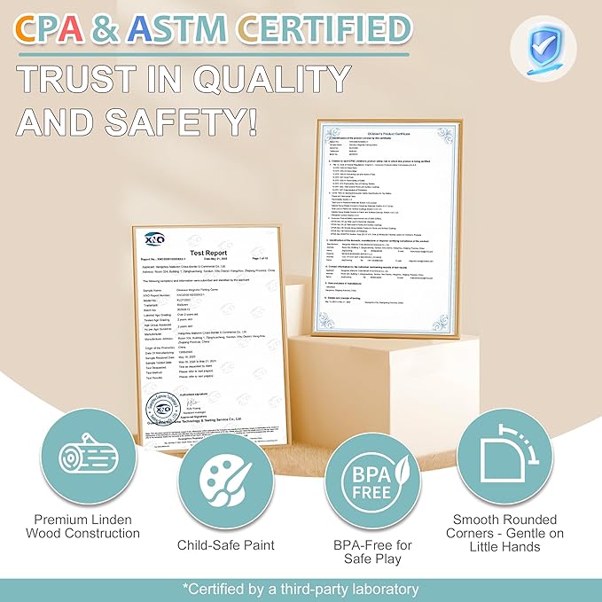 Wooden Dinosaur Magnetic Fishing Game for Toddlers Ages 3-5 with 2 Pods, ABC Alphabet Learning Toy with Spelling Cards, Preschool Educational Montessori Toys, Gift for Boy Girl