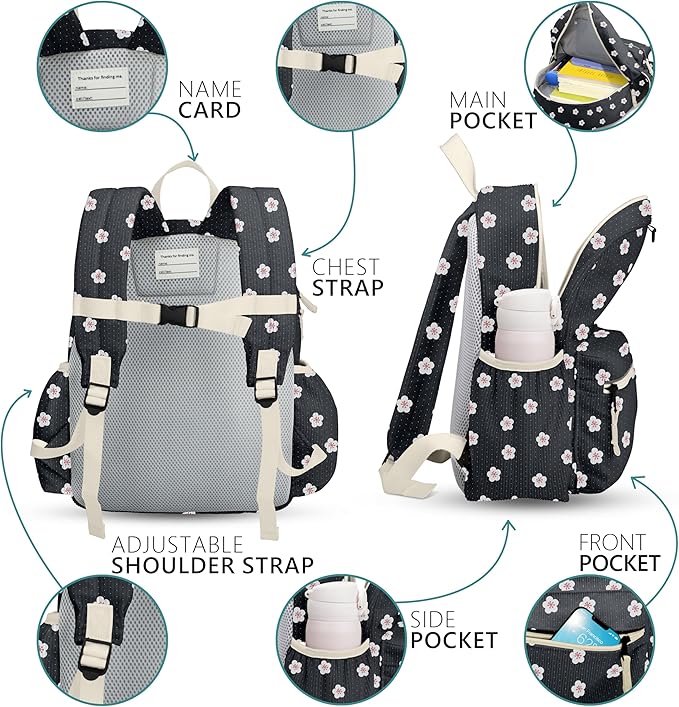 Corduroy Toddler Backpack for Boys 2-5: Preschool Backpack for Boys Girls - Cute Kids Backpack for Boys 13.5" H Fit Folder